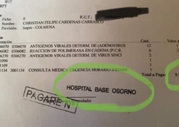 DENUNCIAN EXCESIVO COBRO POR EXAMEN EN HOSPITAL DE OSORNO Y CENTRO DE SALUD RESPONDE A USUARIO