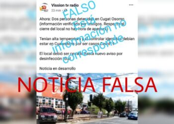 ACLARACIÓN POR NOTICIA FALSA QUE AFECTÓ A SUPERMERCADO CUGAT DE OSORNO