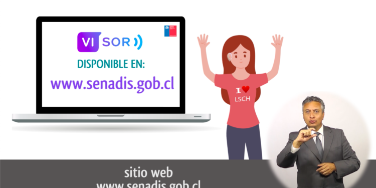 Personas sordas de la región de los lagos contarán con aplicación virtual que les permitirá contactarse con senadis a través de interprete de lengua de señas