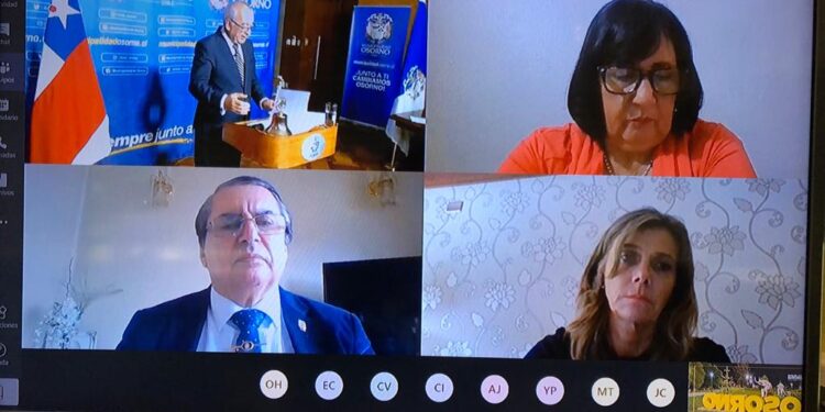 Mediante sistema de videoconferencia, alcalde Jaime Bertín rindió cuenta pública gestión 2019