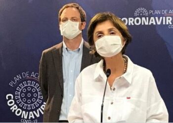 Subsecretaria de Salud Pública, Paula Daza, encabezó este lunes un nuevo balance diario por coronavirus en Chile