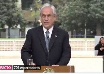Desde La Moneda Presidente Sebastian Piñera anuncia nuevas medidas