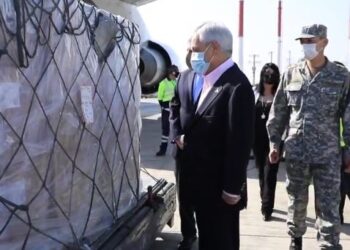 Presidente Piñera recibió 72 nuevos ventiladores mecánicos para combatir el covid-19