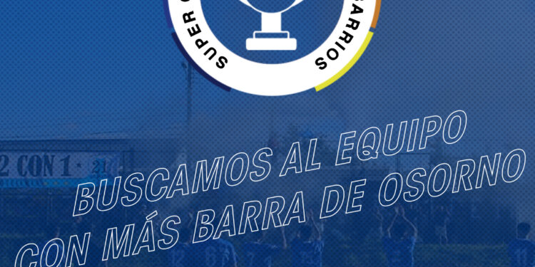 Super Copa de Los Barrios de Osorno organizan campeonato virtual para los hinchas del fútbol de barrio