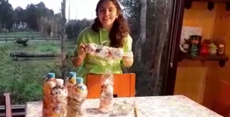 Niña Planeta Región de Los Lagos sorprendió con valiosos y creativos consejos en el Día Mundial del Reciclaje