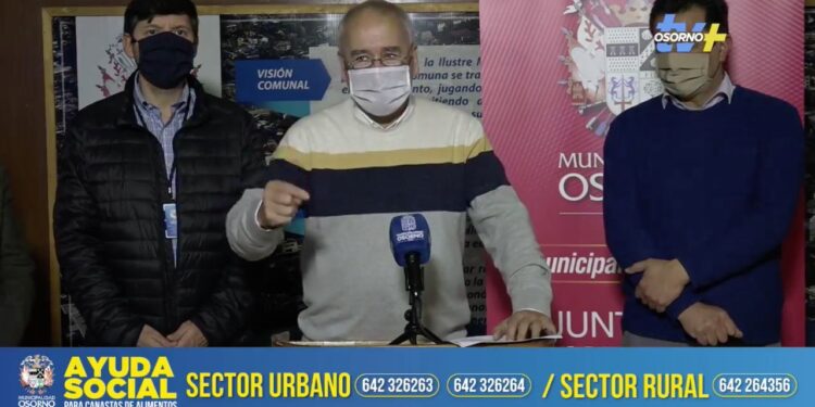 Municipio habilita plan estratégico para la entrega de 18 mil cajas de alimentos en osorno.