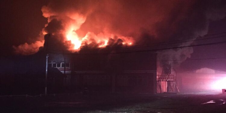 Incendio declarado en hogar de menores Catalina keim Osorno