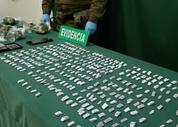 Carabineros logra la detención de 2 personas con más de 1.000 dosis de marihuana y pasta base de cocaína en la aduana sanitaria san pablo
