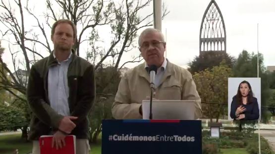 Desde Osorno: Autoridades de Salud entregan balance diario de #COVID_19 en Chile.