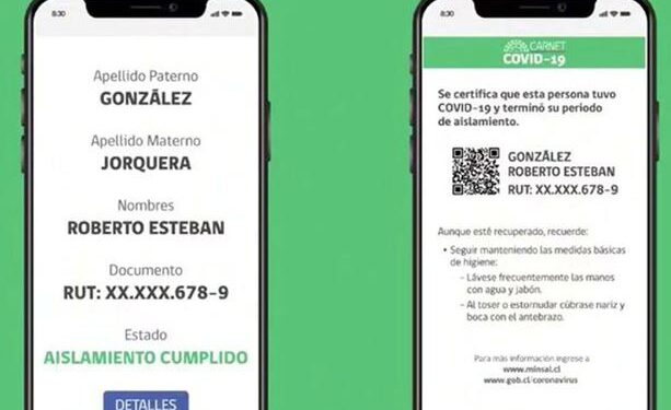 Gobierno ratifica que a partir de mañana comenzará la entrega de carnet covid en algunas regiones del país