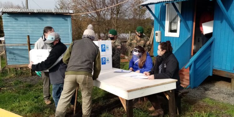 Comenzó la distribución de mercadería del Programa «Alimentos para Chile» en Osorno