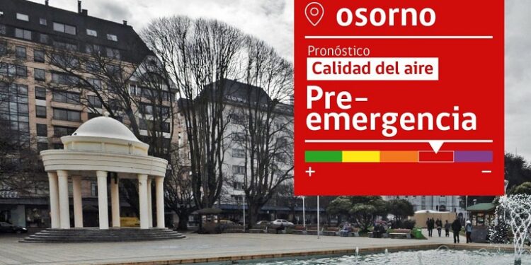 DECRETAN PREEMERGENCIA AMBIENTAL PARA ESTE MIÉRCOLES 24 DE JUNIO EN OSORNO