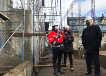 Un 15% de avance lleva construcción de nueva escuela rural Walterio Meyer