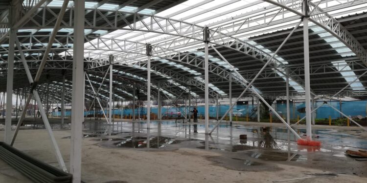 Avanza construcción del nuevo Espacio Multipropósito de Población Moyano en Osorno
