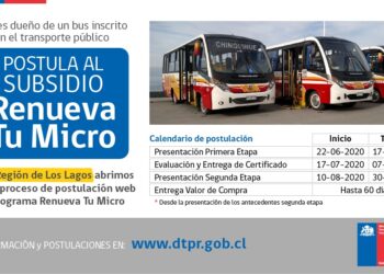 Inicia postulación al  programa Renueva Tu Micro del MTT