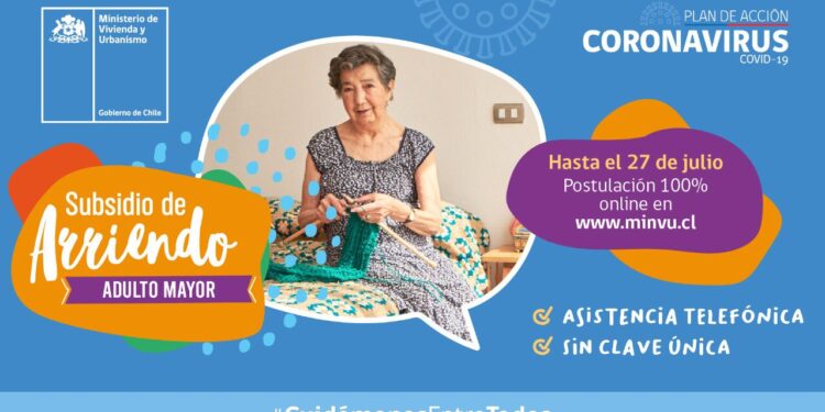 Parte vía online postulación a Subsidio de Arriendo Adulto Mayor