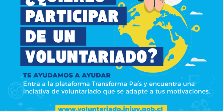 INJUV lanza plataforma para hacer “match” con convocatorias de voluntariado