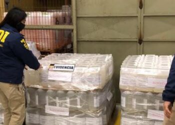 PDI Y SEREMI DE SALUD INCAUTARON CERCA DE 2000 LITROS DE ALCOHOL GEL SIN CERTIFICACIÓN