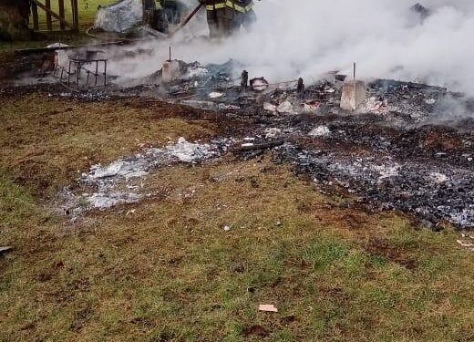 #Puyehue: Incendio consumió una casa en un 100%.