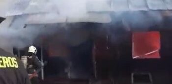 INCENDIO CONSUMIÓ VIVIENDA EN SU TOTALIDAD EN OSORNO