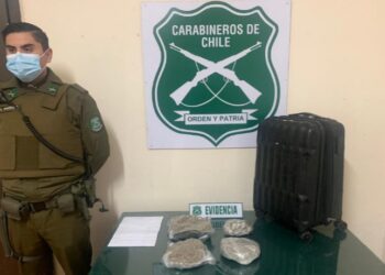 CON MÁS DE 2 KILOS DE MARIHUANA ES DETENIDA UNA MUJER EN OSORNO