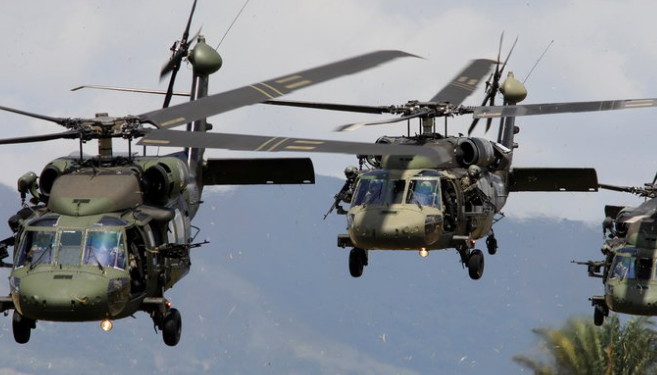 Se estrelló un helicóptero militar en Colombia: al menos seis heridos y once desaparecidos