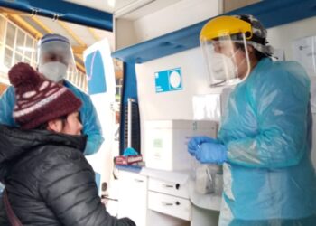 CESFAM PEDRO JAÚREGUI INICIÓ TOMA DE  PCR EN TERRENO