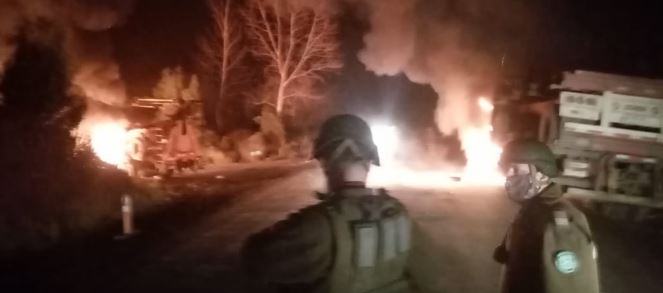 ATAQUE INCENDIARIO AL SUR DE VALDIVIA