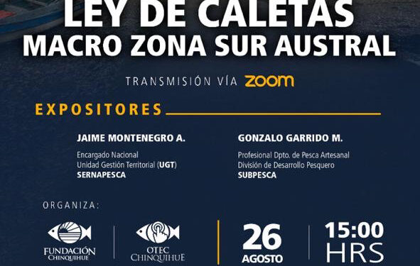 Desde Los Ríos hasta Magallanes: convocan a pescadores artesanales a seminario virtual para analizar la “Ley de caletas”