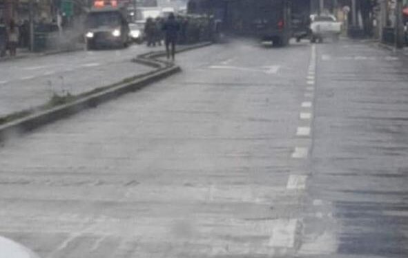 Seis personas detenidas en Osorno tras manifestación.