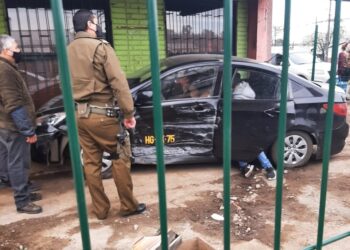 #Osorno: Colision vehicular deja una persona lesionada .