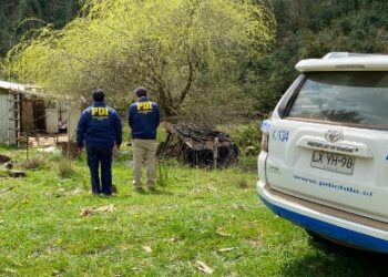 REALIZAN RECONSTITUCIÓN DE ESCENA POR HOMICIDIO EN LA COMUNA DE PAILLACO