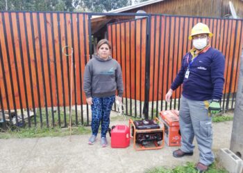 Pacientes electrodependientes cuentan con generador de respaldo eléctrico entregado por  Saesa
