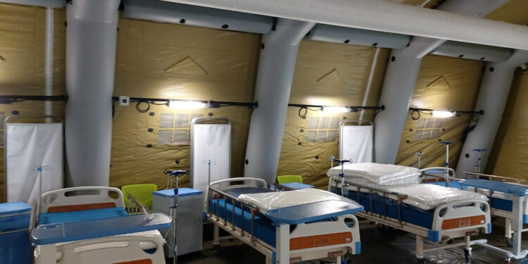 Ponen en marcha funcionamiento de Hospital de Campaña en Osorno
