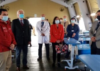 Se inauguró oficialmente el hospital de campaña para Osorno.
