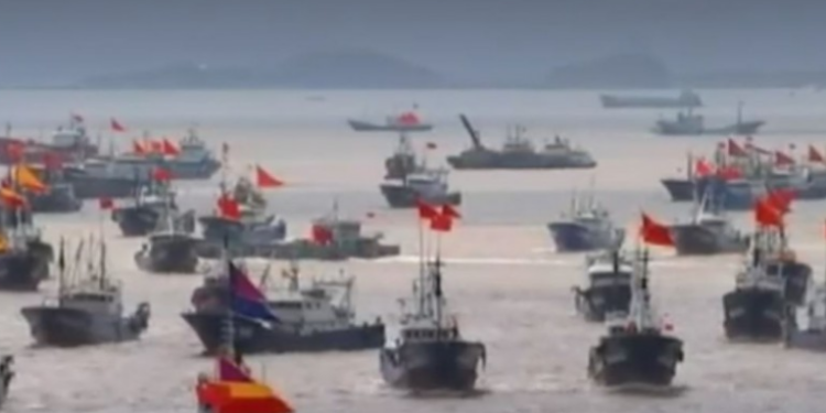 Armada pide calma por flota de barcos chinos y descarta que estén «depredando» el mar de Chile
