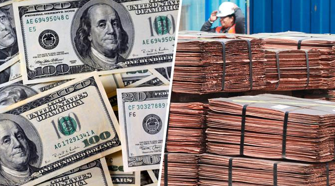 Dólar cae más de $5 esta mañana ante subida del cobre y se cotiza en niveles no vistos de inicios de octubre