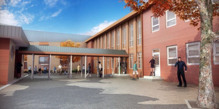 Contraloría tomó razón para obra de reposición del Liceo Politécnico de Calbuco.