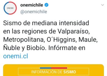 #Chile: Sismo sacudió el país.