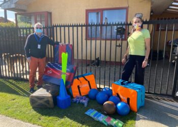 Deportistas del programa “Entrenamientos Promesas Chile” reciben implementación de Mindep IND.