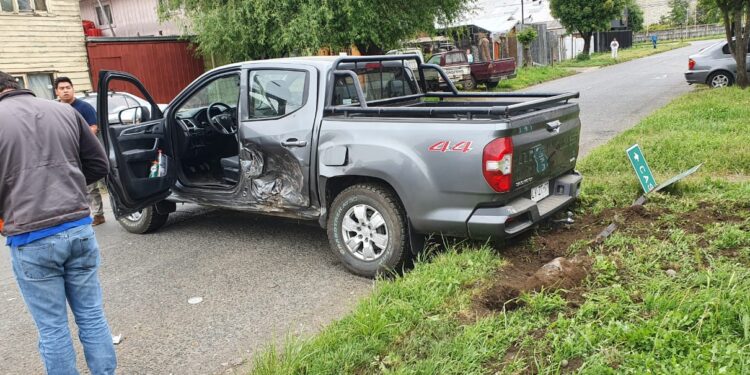 #Osorno: Accidente de tránsito deja dos personas lesionadas.