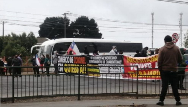 «Ya no damos más»: Comerciantes del Biobío y gremios del turismo en Santiago protestan por efectos de la pandemia