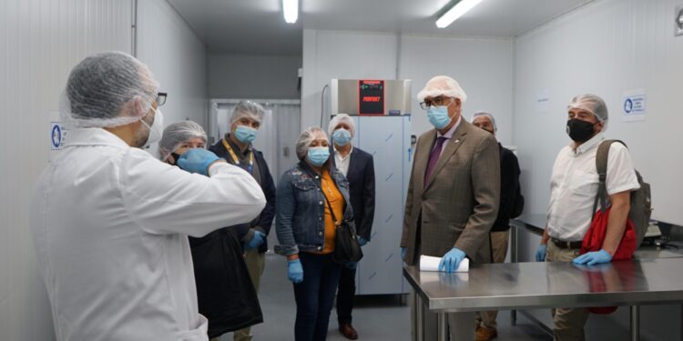 Intendente visitó sala de procesos de productos del mar que beneficiará a pescadoras artesanales de toda la región