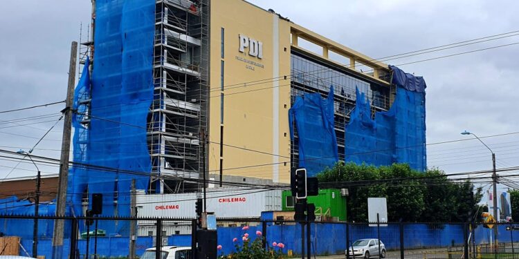 Edificio de la PDI de Osorno ya está en su etapa final.