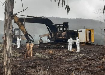 PDI SE REFIERE A ATENTADO INCENDIARIO.