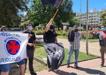 Dirigentes de Fenats unitaria SSO se manifestaron en contra de atropellos de gobierno y director del hospital de Osorno