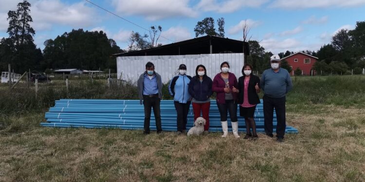 VECINOS DEL SECTOR LOS NEGROS RECIBIERON MATERIALES PARA SISTEMA DE AGUA POTABLE