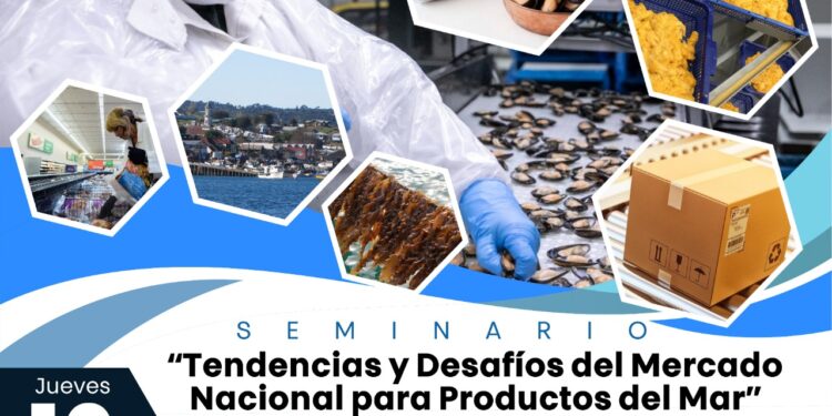 Invitan al seminario “Tendencias y Desafíos del Mercado Nacional para Productos del Mar”