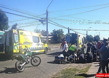Conductor loco atropelló a 2 adolescentes en Rahue Alto-Osorno