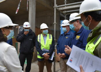 Consejeros Regionales constataron estado de avance del nuevo edificio para la PDI de Osorno